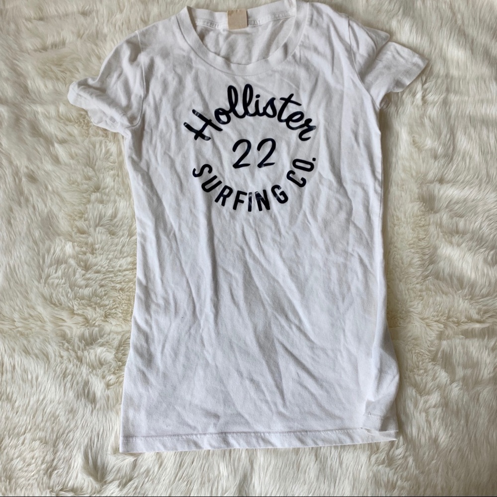 Hollister white shirt